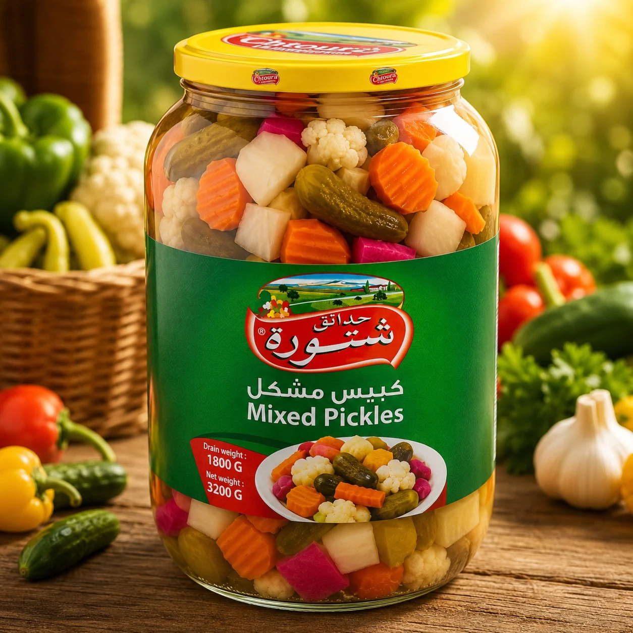 طرشي حدائق شتورة مشكل 3200 جم