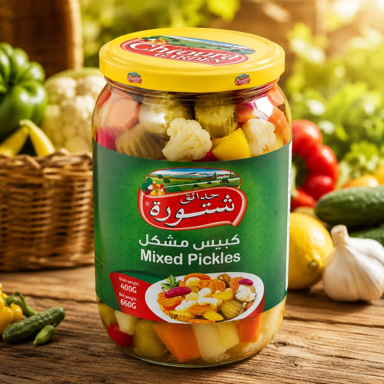 طرشي حدائق شتورة مشكل 660 جم
