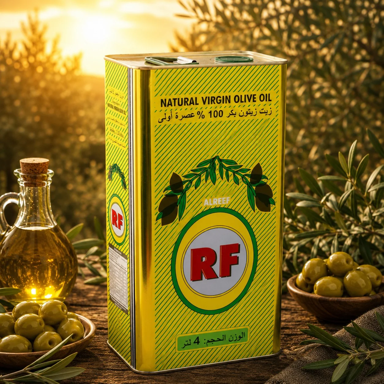 زيت زيتون RF بكر ممتاز 4 لتر