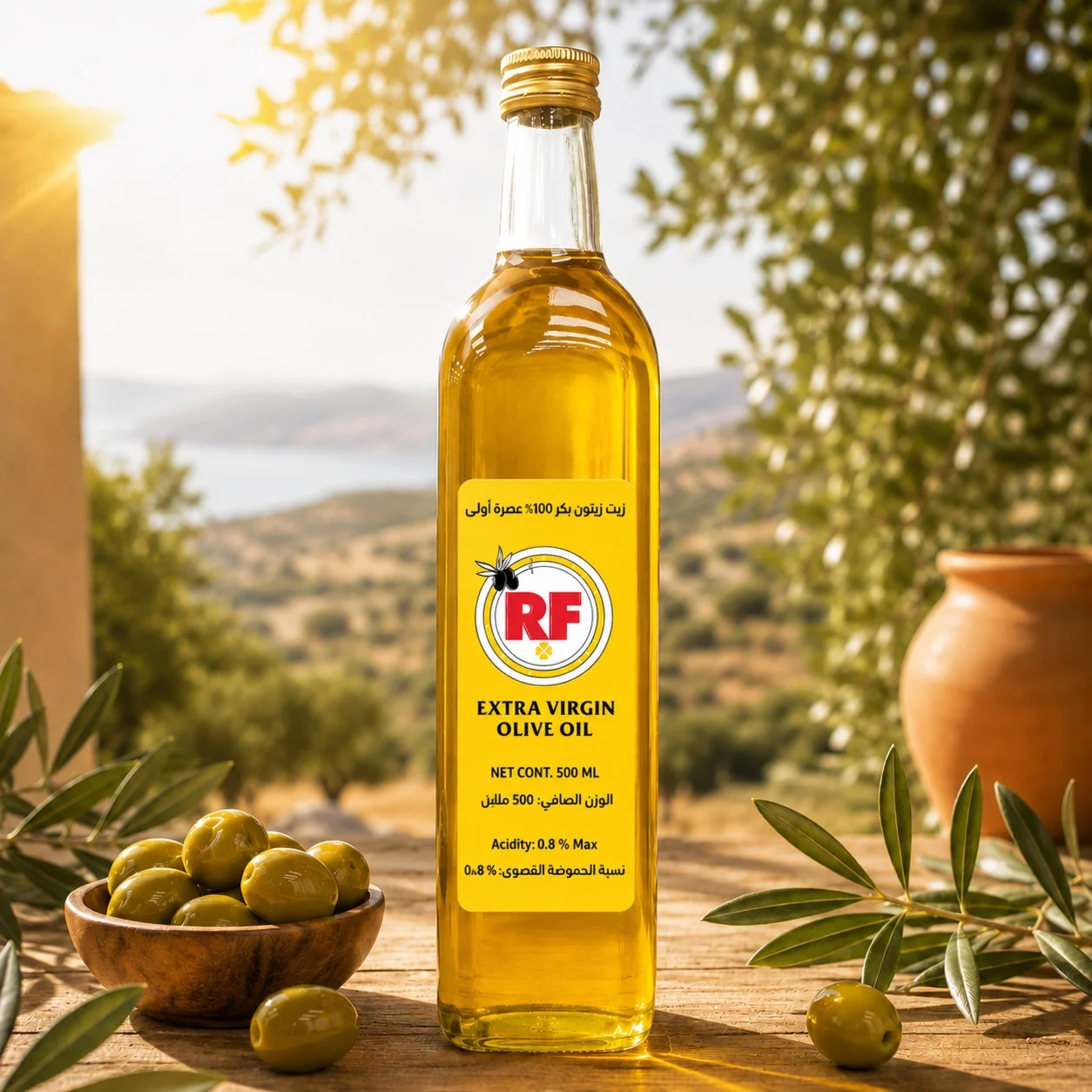 زيت زيتون RF بكر ممتاز 500 مل