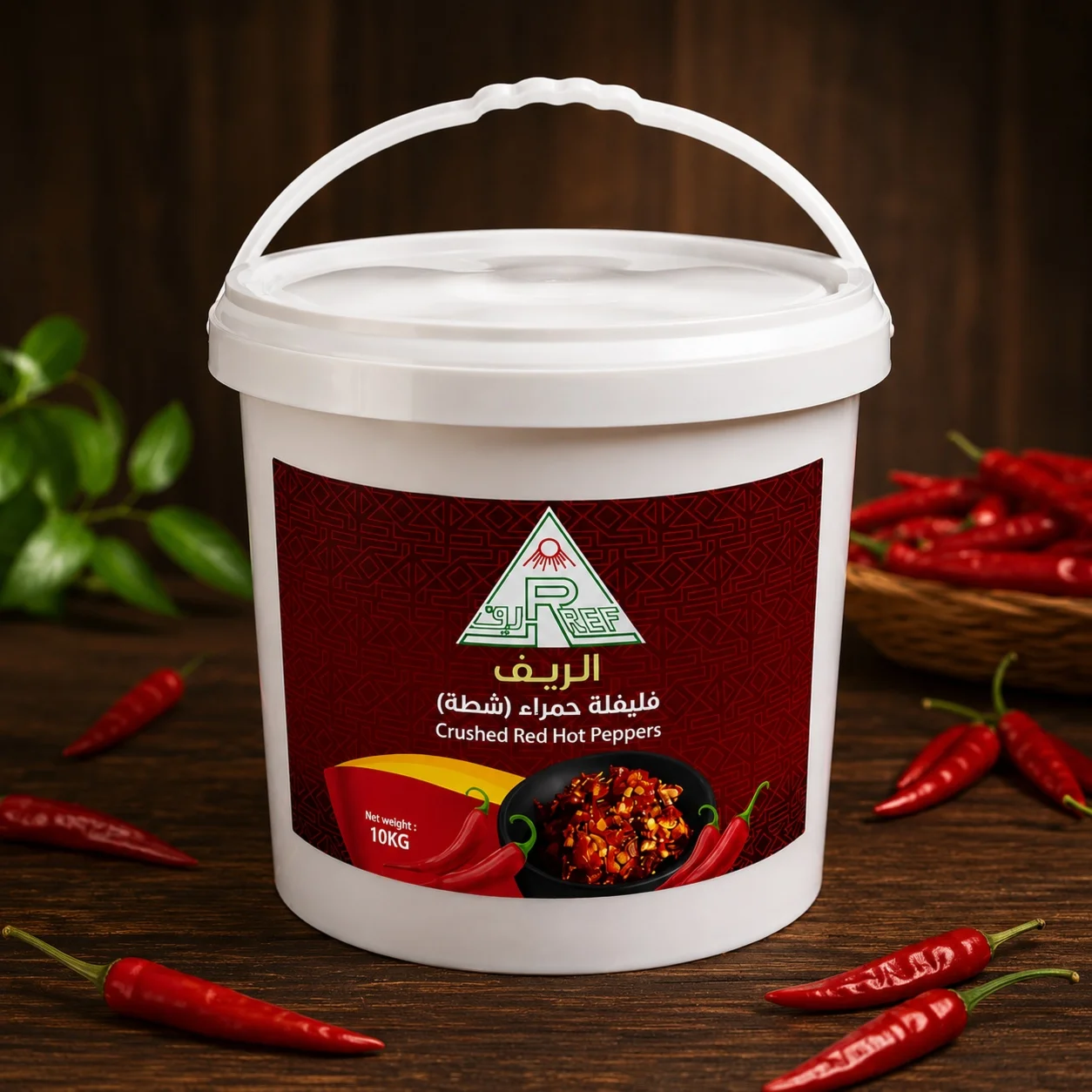 شطة حمراء الريف مطحون 10 كجم