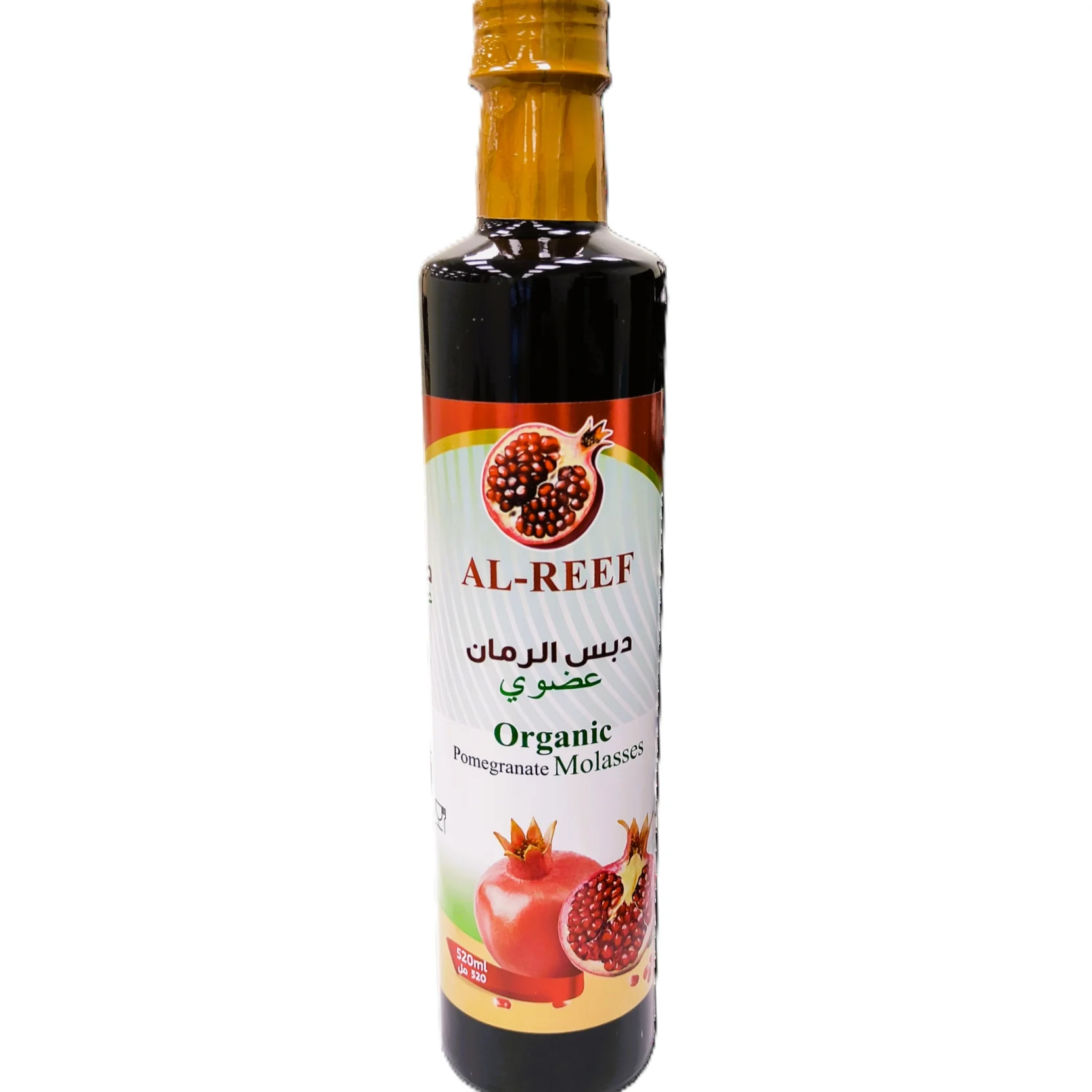 Al Reef Organic Pomegranate Molasses 520 ml