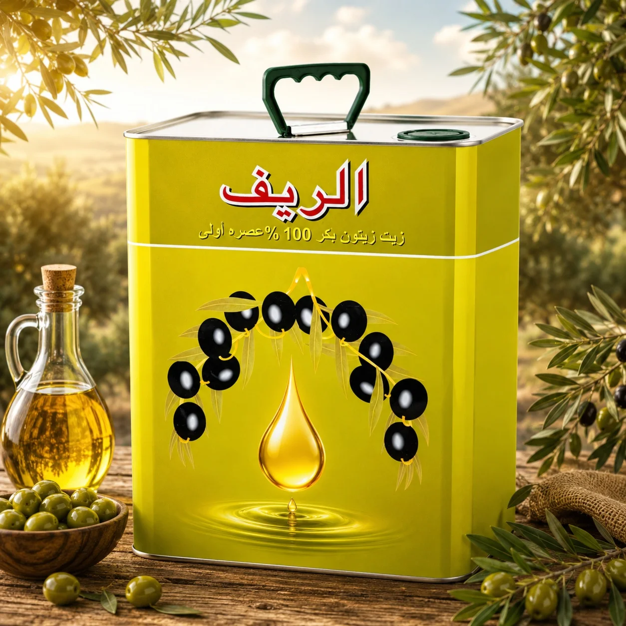 زيت زيتون الريف بكر ممتاز 10 لتر