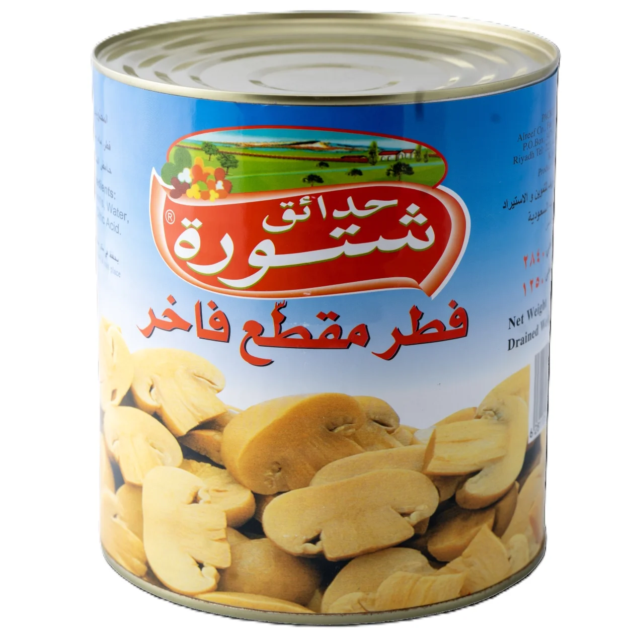 Chtoura Garden Sliced Mushroom 2840 g